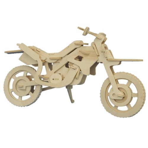 Bouwpakket Crossmotor Cross motor – Houten bouwpakket – 25 cm | Hobby&Co | Houten